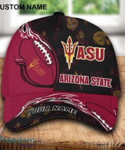 Arizona State Sun Devils 3D Cap And Hat Summer Beach For Fans All Over Print Custom Name - Arizona State Sun Devils Hat And Cap Full Print_1