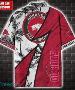 Arkansas Razorbacks 3D Hawaii Shirt Custom Name Limited Edition Product Photo 2