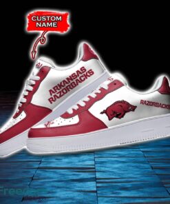 Arkansas Razorbacks NCAA AF1 Personalized Name Sneakers Air Force Shoes For Fans Product Photo 3