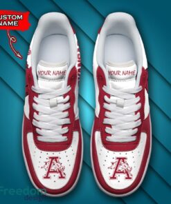 Arkansas Razorbacks NCAA AF1 Personalized Name Sneakers Air Force Shoes For Fans Product Photo 4