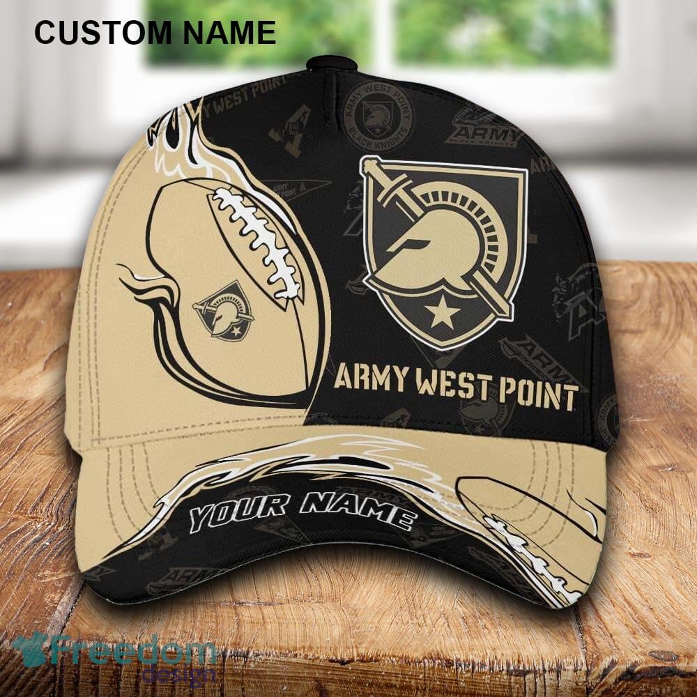 Army Black Knights 3D Cap And Hat Summer Beach For Fans All Over Print Custom Name - Army Black Knights Hat And Cap Full Print_1