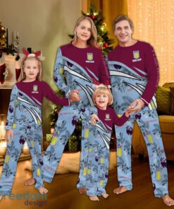 Aston Villa Logo Team Pajamas Set Men Women Children