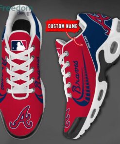 Atlanta Braves MLB Custom Name Air Cushion Sports Shoes Men Women Sneakers image Atlanta Braves MLB Custom Name Air Cushion Sports Shoes Men Women Sneakers Product Photo 3
