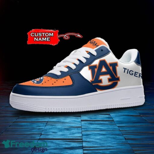 Auburn Tigers NCAA AF1 Personalized Name Sneakers Air Force Shoes For Fans Product Photo 2