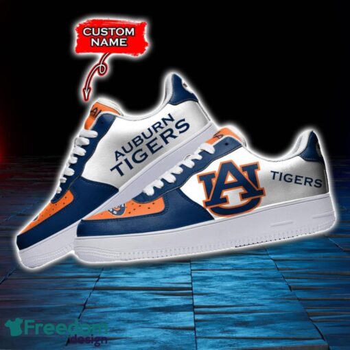 Auburn Tigers NCAA AF1 Personalized Name Sneakers Air Force Shoes For Fans Product Photo 3