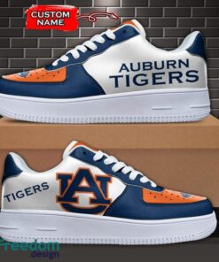 Auburn Tigers NCAA AF1 Personalized Name Sneakers Air Force Shoes For Fans