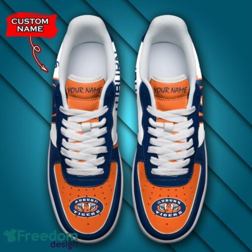 Auburn Tigers NCAA AF1 Personalized Name Sneakers Air Force Shoes For Fans Product Photo 4