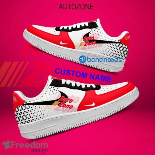 Autozone Air Force 1 Shoes Brand All Over Print AF1 Sneaker Custom Name - Autozone Air Force 1 Shoes Style 2