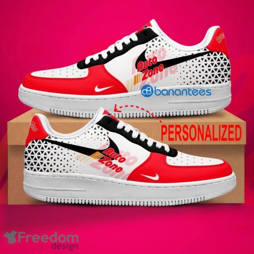 Autozone Air Force 1 Shoes Brand All Over Print AF1 Sneaker Custom Name - Autozone Air Force 1 Shoes Style 1