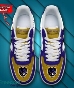 Baltimore Ravens NFL AF1 Personalized Name Sneakers Air Force Shoes For Fans image Baltimore Ravens NFL AF1 Personalized Name Sneakers Air Force Shoes For Fans Product Photo 4