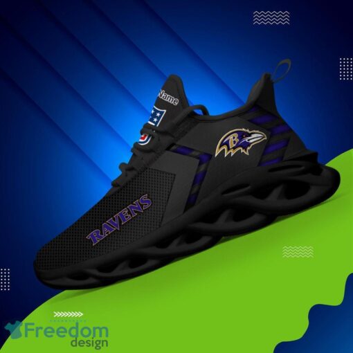 Baltimore Ravens NFL Max Soul Shoes Sneakers For Men And Women Personalized Name Product Photo 2