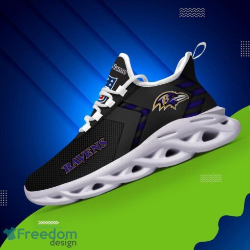 Baltimore Ravens NFL Max Soul Shoes Sneakers For Men And Women Personalized Name Product Photo 3