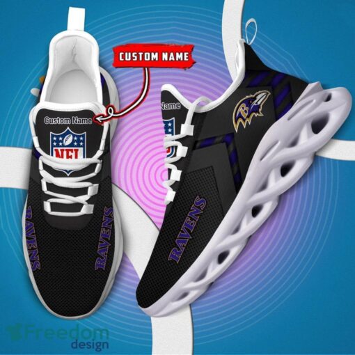 Baltimore Ravens NFL Max Soul Shoes Sneakers For Men And Women Personalized Name Product Photo 6