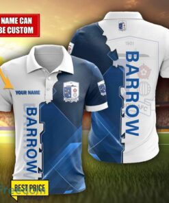 Barrow AFC Personalized Name 3D Polo Shirt