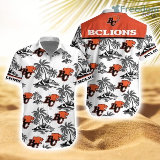 Bc Lions Bright Hawaiian Shirt Trending New Product Photo 1