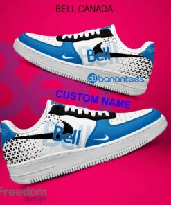 Bell Canada Air Force 1 Shoes Brand For Fans Gift AF1 Sneaker Custom Name - Bell Canada Air Force 1 Shoes Style 2