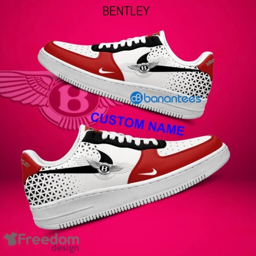 Bentley Car Racing Air Force 1 Shoes Brand Gift Sneakers Fans AF1 Sneaker Custom Name - Bentley Car Racing Air Force 1 Shoes Style 2