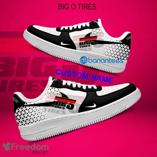 Big O Tires Air Force 1 Shoes Brand For Big Fans AF1 Sneaker Custom Name - Big O Tires Air Force 1 Shoes Style 2