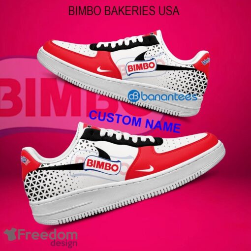 Bimbo Bakeries Usa Air Force 1 Shoes Brand Full Print AF1 Sneaker Custom Name - Bimbo Bakeries Usa Air Force 1 Shoes Style 2