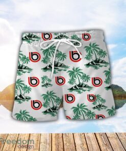 Bimota Motorcycles Green Coconut Pattern Combo 3D Hawaiian Shirt And Shorts Product Photo 2