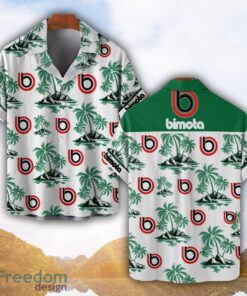 Bimota Motorcycles Green Coconut Pattern Combo 3D Hawaiian Shirt And Shorts