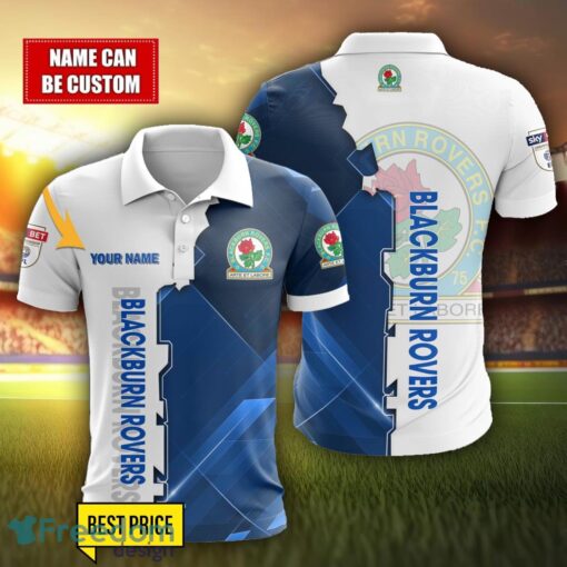 Blackburn Rovers Personalized Name 3D Polo Shirt Product Photo 1