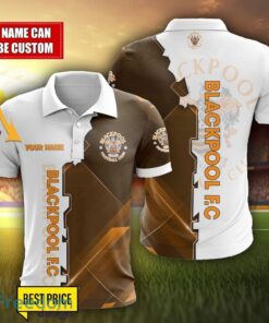 Blackpool F.C Personalized Name 3D Polo Shirt