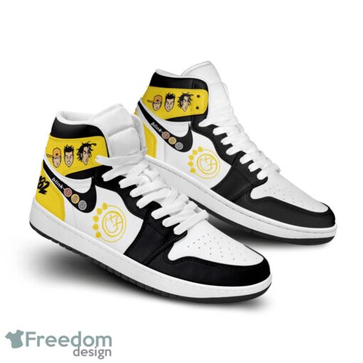 Blink 182 Air Jordan Hightop Sneakers Shoes For Men And Women AJ1 Sneakers Product Photo 2