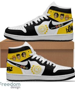 Blink 182 Air Jordan Hightop Sneakers Shoes For Men And Women AJ1 Sneakers