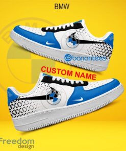 BMW Car Racing Air Force 1 Shoes Brand For Fans Sneakers Gift AF1 Sneaker Custom Name - BMW Car Racing Air Force 1 Shoes Style 2