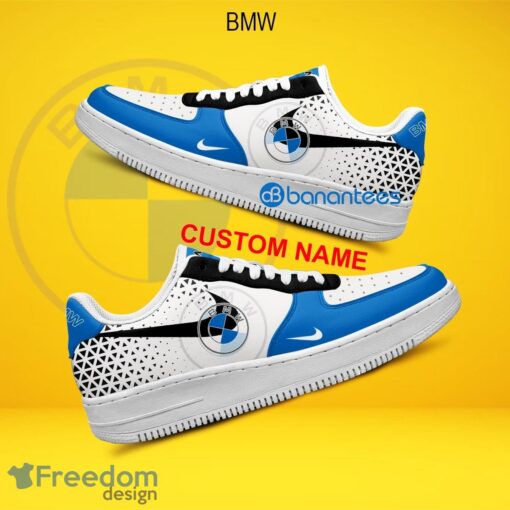 BMW Car Racing Air Force 1 Shoes Brand For Fans Sneakers Gift AF1 Sneaker Custom Name - BMW Car Racing Air Force 1 Shoes Style 2