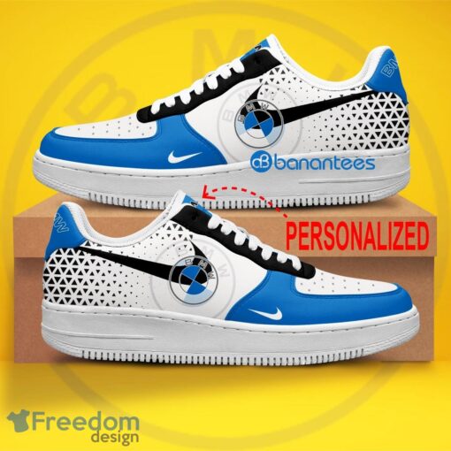 BMW Car Racing Air Force 1 Shoes Brand For Fans Sneakers Gift AF1 Sneaker Custom Name - BMW Car Racing Air Force 1 Shoes Style 1