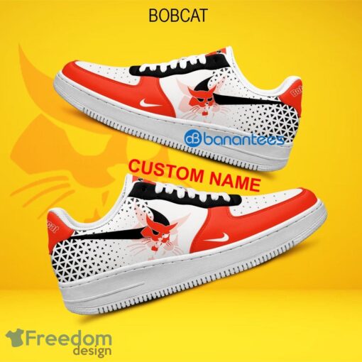 Bobcat Tractor Air Force 1 Shoes Brand All Over Print AF1 Sneaker Custom Name - Bobcat Tractor Air Force 1 Shoes Style 2