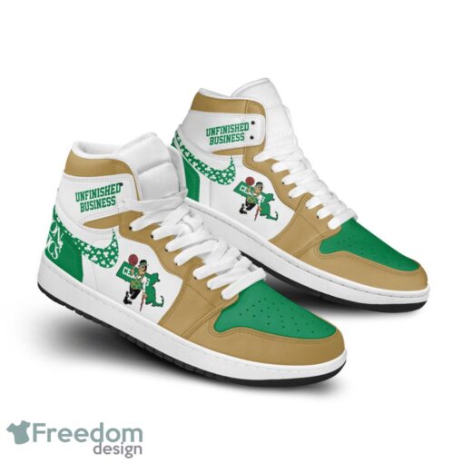 Boston Celtics Air Jordan Hightop Sneakers Shoes For Men And Women AJ1 Sneakers Product Photo 2