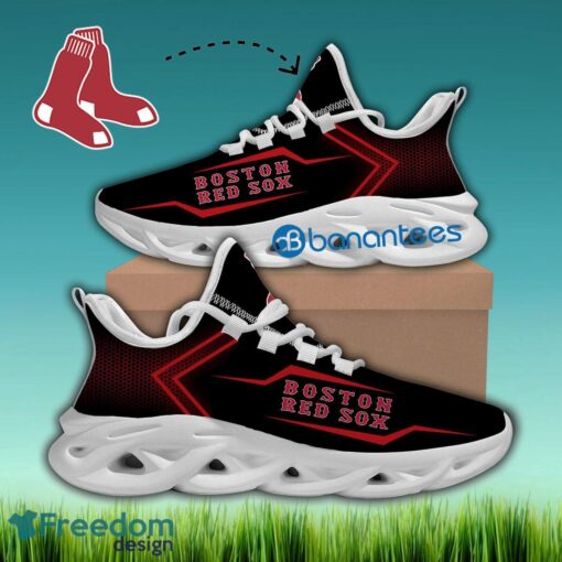 Boston Red Sox Chunky Sneaker Distinctive Gift Max Soul Shoes New For Fans - MLB Boston Red Sox Max Soul Sneakers Style 1