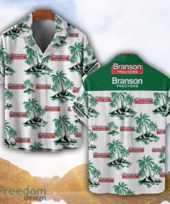 Branson Green Coconut Pattern Combo 3D Hawaiian Shirt And Shorts