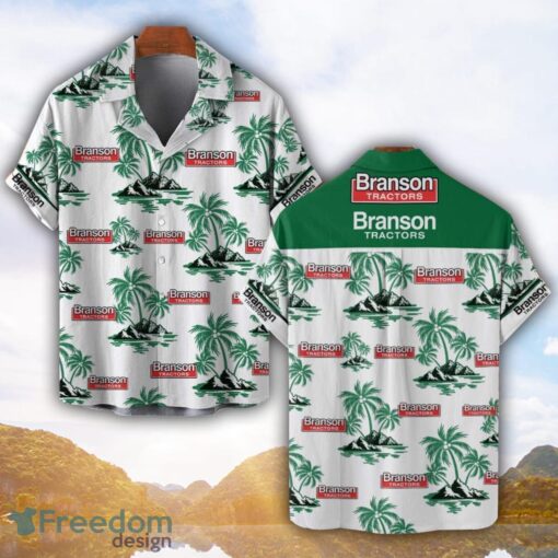 Branson Green Coconut Pattern Combo 3D Hawaiian Shirt And Shorts Product Photo 1