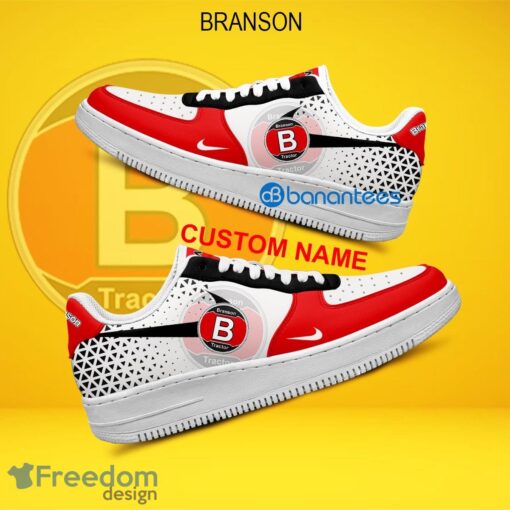 Branson Tractor Air Force 1 Shoes Brand For Big Fans AF1 Sneaker Custom Name - Branson Tractor Air Force 1 Shoes Style 2