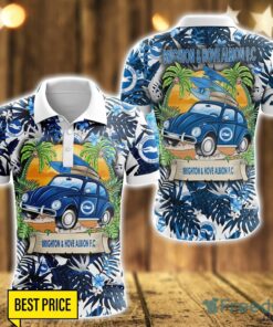 Brighton & Hove Albion F.C Car Beach Pattern 3D Polo Shirt