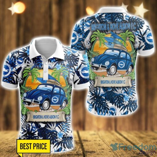 Brighton & Hove Albion F.C Car Beach Pattern 3D Polo Shirt Product Photo 1