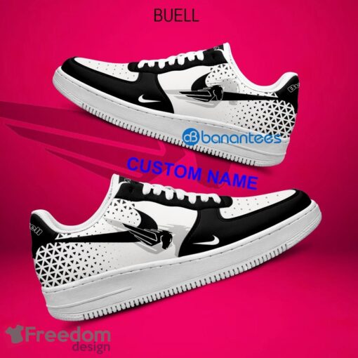 Buell Motorcycle Air Force 1 Shoes Brand For Fans Sneakers Gift AF1 Sneaker Custom Name - Buell Motorcycle Air Force 1 Shoes Style 2