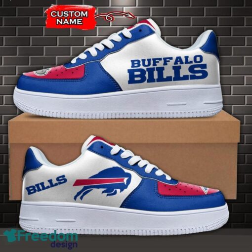 Buffalo Bills NFL AF1 Personalized Name Sneakers Air Force Shoes For Fans Product Photo 1