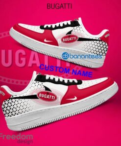 Bugatti Car Racing Air Force 1 Shoes Brand Gift For Men Women Fans AF1 Sneaker Custom Name - Bugatti Car Racing Air Force 1 Shoes Style 2