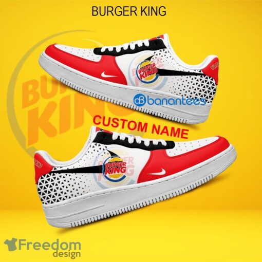 Burger King Air Force 1 Shoes Brand For Fans Gift AF1 Sneaker Custom Name - Burger King Air Force 1 Shoes Style 2