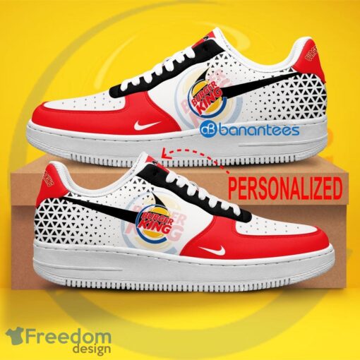 Burger King Air Force 1 Shoes Brand For Fans Gift AF1 Sneaker Custom Name - Burger King Air Force 1 Shoes Style 1