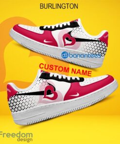 Burlington Air Force 1 Shoes Brand Gift Sneakers Fans AF1 Sneaker Custom Name - Burlington Air Force 1 Shoes Style 2