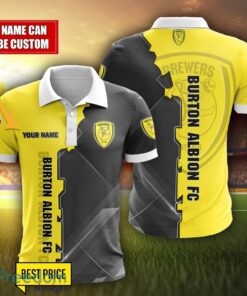 Burton Albion F.C Personalized Name 3D Polo Shirt