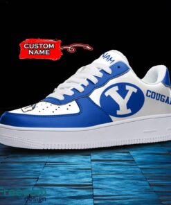 BYU Cougars NCAA AF1 Personalized Name Sneakers Air Force Shoes For Fans Product Photo 2