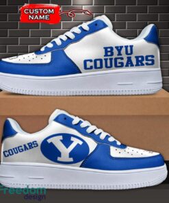 BYU Cougars NCAA AF1 Personalized Name Sneakers Air Force Shoes For Fans