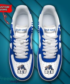 BYU Cougars NCAA AF1 Personalized Name Sneakers Air Force Shoes For Fans Product Photo 4